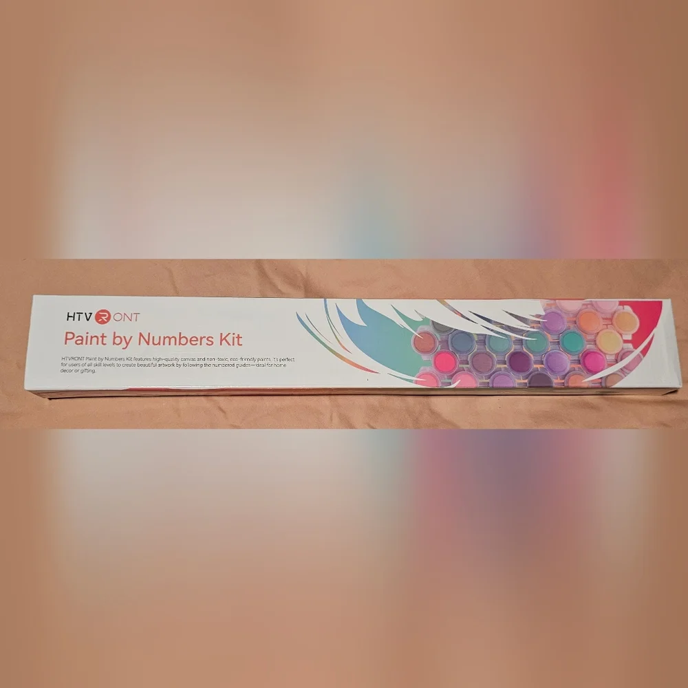 HTVRONT Paint by Number Kit - ROSE - Picture 2 of 3
